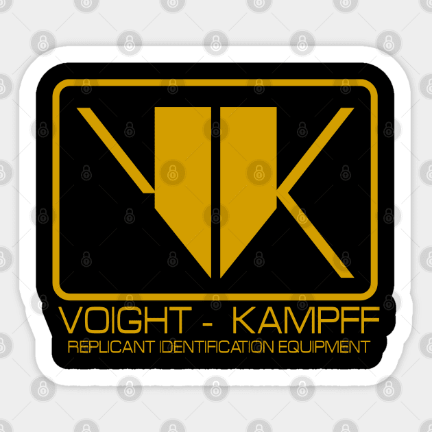 Voight-Kampff Equipment Sticker by Dargie